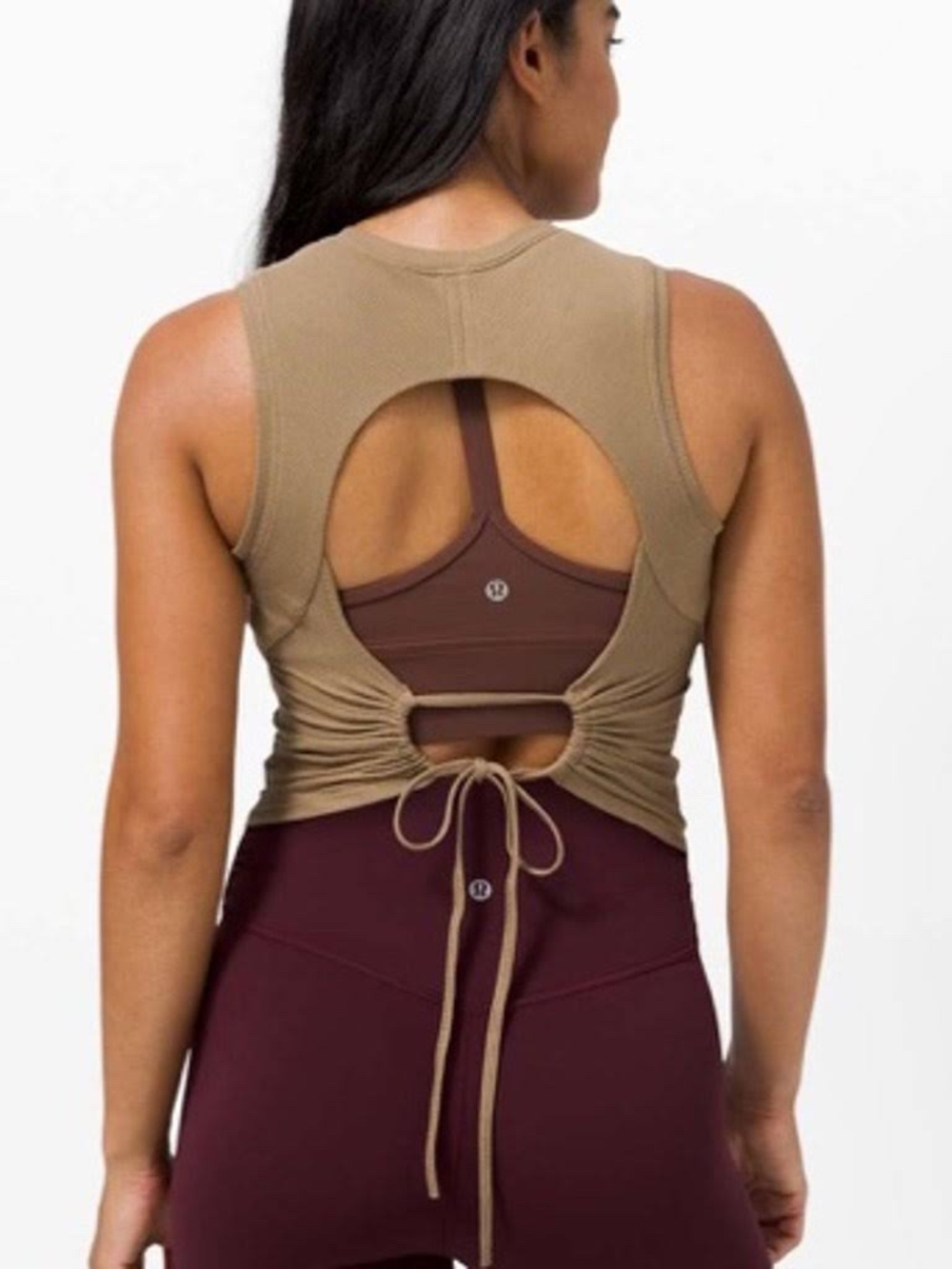 Lululemon LA Open Back-Tie Crop Tank *Frontier - Women